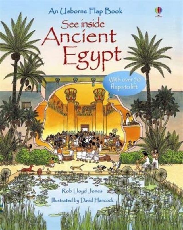 Book cover for "See Inside Ancient Egypt" by Rob Lloyd Jones