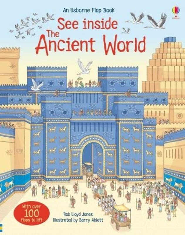 Book cover for "See Inside the Ancient World" by Rob Lloyd Jones