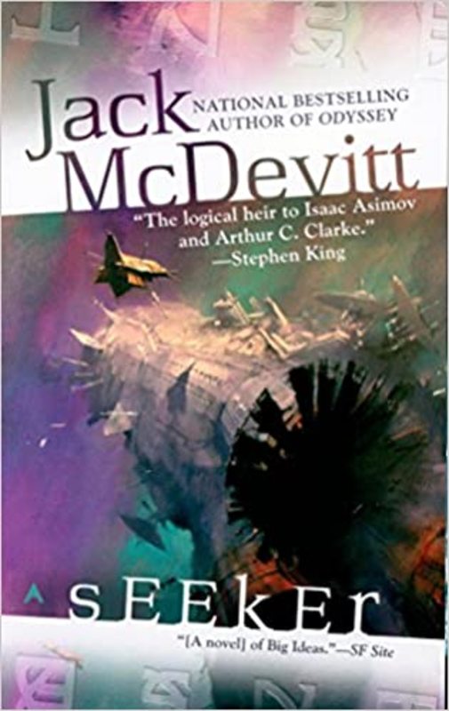 Book cover for "Seeker" by Jack McDevitt