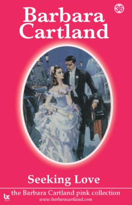 Book cover for "Seeking Love" by Barbara Cartland