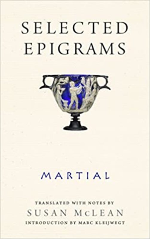 Book cover for "Selected Epigrams" by Martial