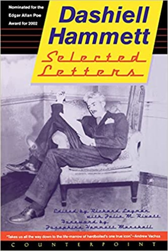 Book cover for "Selected Letters of Dashiell Hammett" by Dashiell Hammett