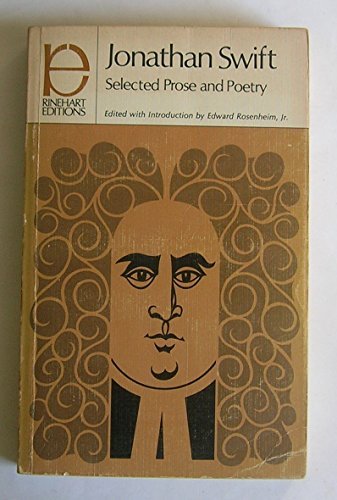 Book cover for "Selected Prose and Poetry" by Jonathan Swift