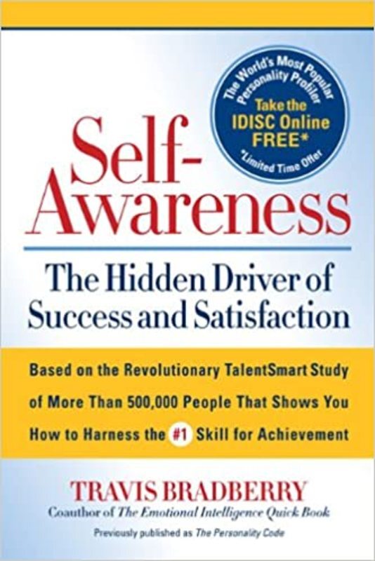 Book cover for "Self-Awareness" by Travis Bradberry