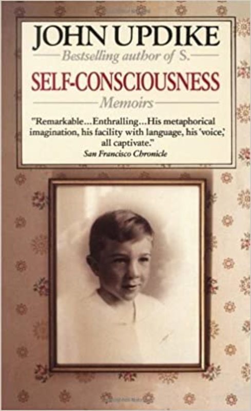 Book cover for "Self-Consciousness" by John Updike