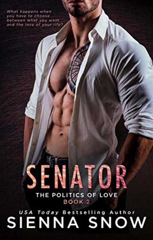 Book cover for "Senator" by Sienna Snow
