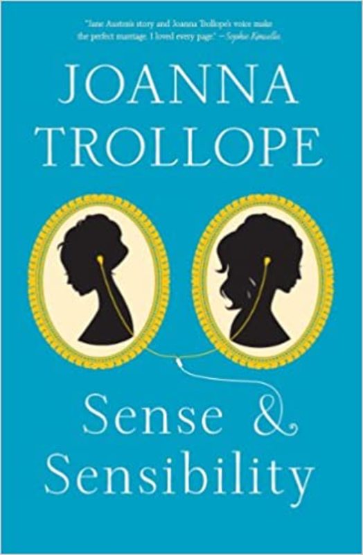 Book cover for "Sense & Sensibility" by Joanna Trollope