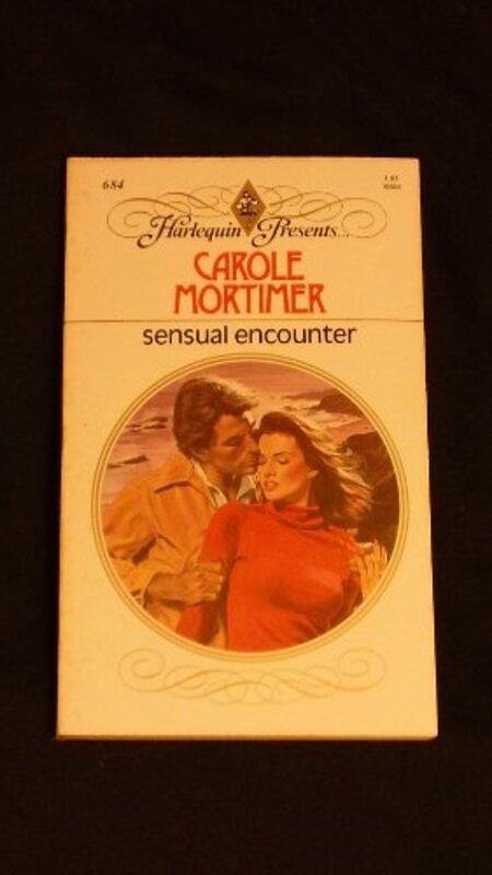 Book cover for "Sensual Encounter" by Carole Mortimer