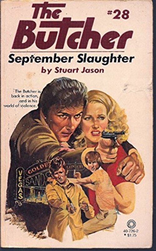 Book cover for "September Slaughter" by Stuart Jason