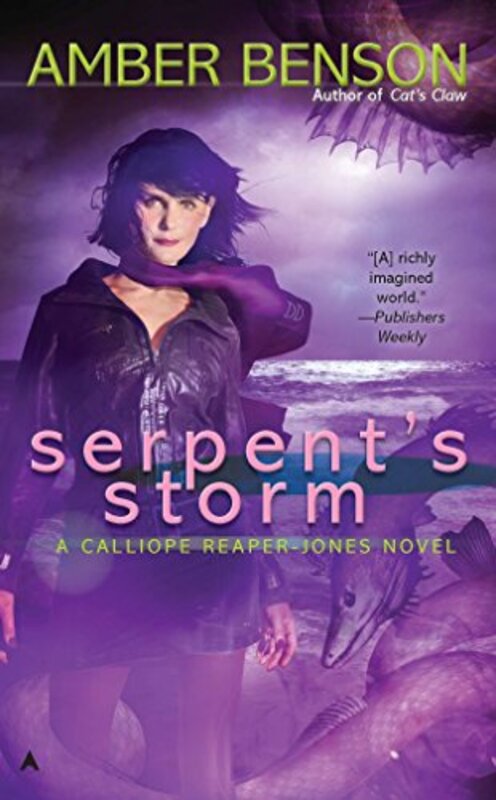 Book cover for "Serpent's Storm" by Amber Benson