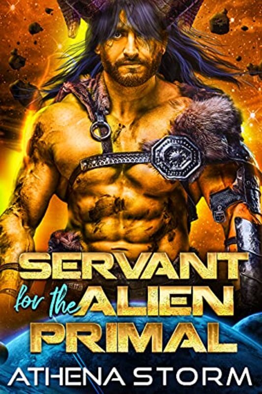 Book cover for "Servant for the Alien Primal" by Athena Storm