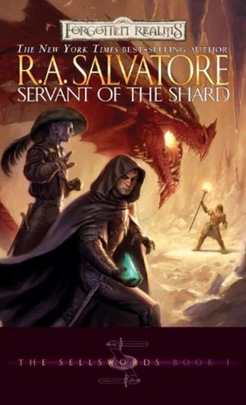 Book cover for "Servant of the Shard" by RA Salvatore