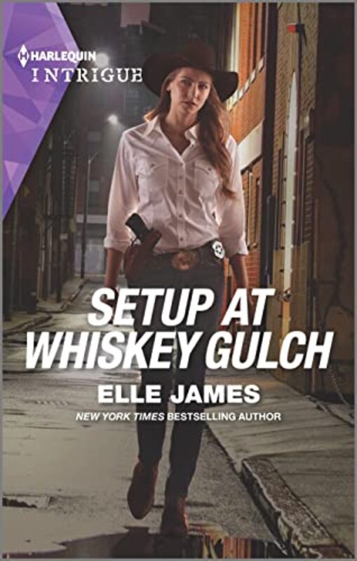 Book cover for "Setup at Whiskey Gulch" by Elle James