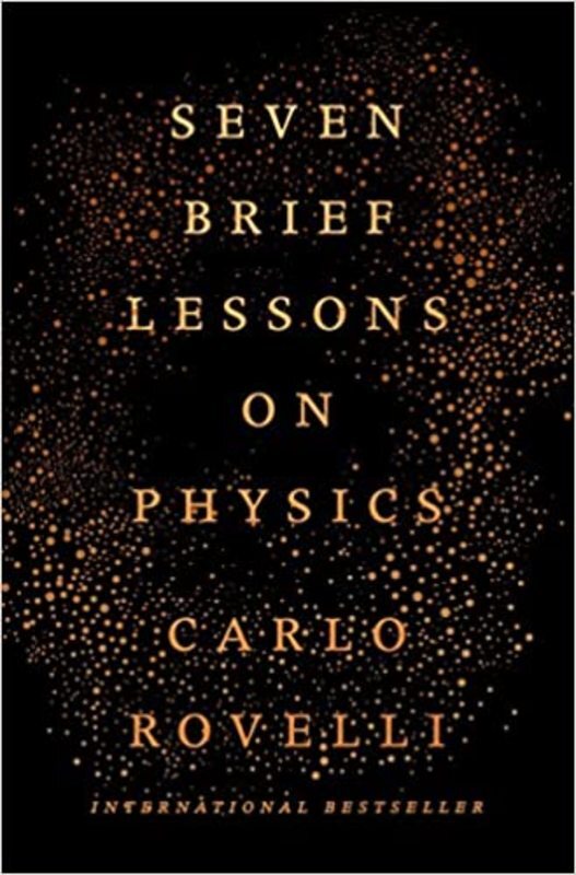 Book cover for "Seven Brief Lessons on Physics" by Carlo Rovelli