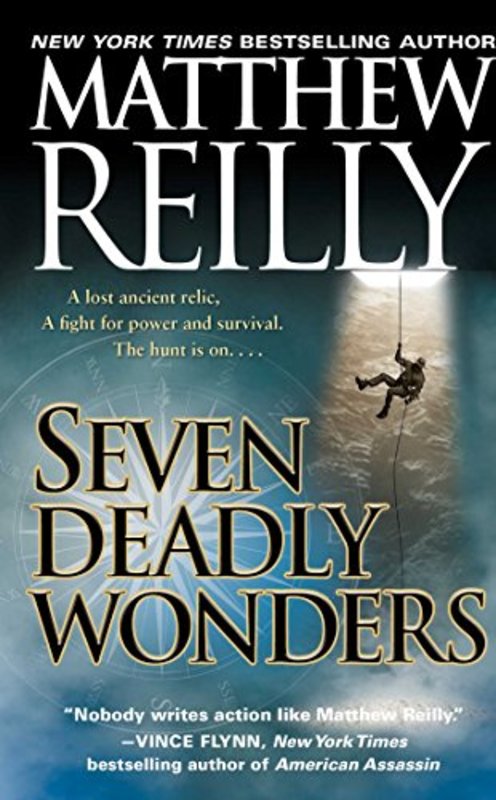 Book cover for "Seven Deadly Wonders" by Matthew Reilly