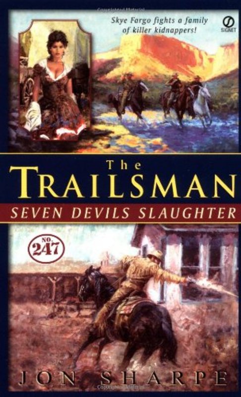 Book cover for "Seven Devils Slaughter" by Jon Sharpe