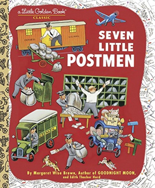 Book cover for "Seven Little Postmen" by Margaret Wise Brown