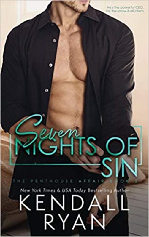 Book cover for "Seven Nights of Sin" by Kendall Ryan