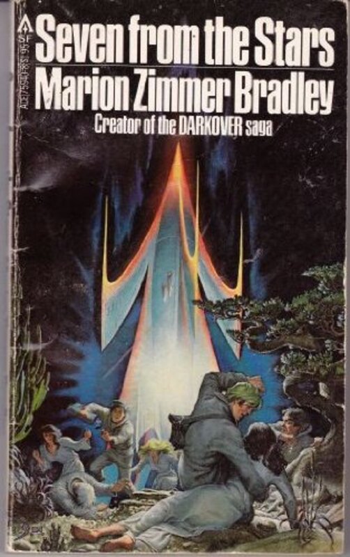 Book cover for "Seven from the Stars" by Marion Zimmer Bradley