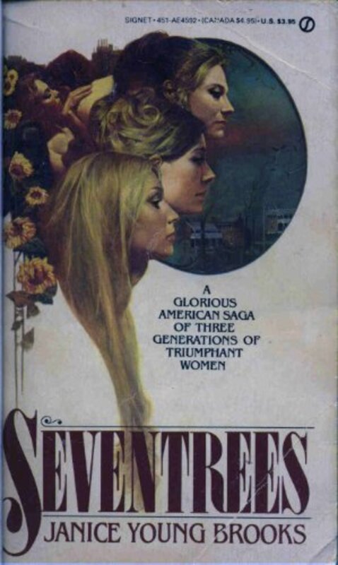 Book cover for "Seventrees" by Jill Churchill