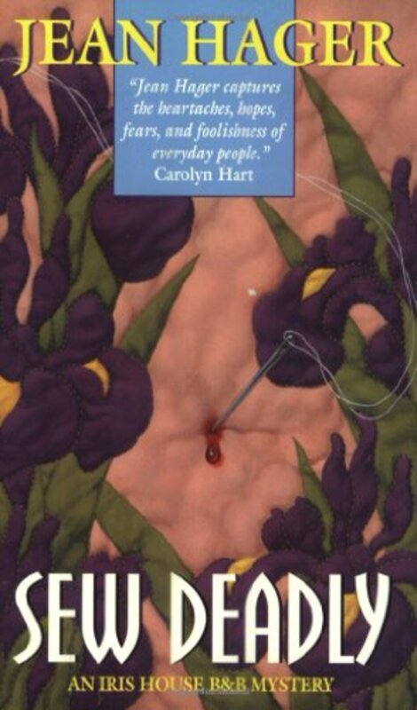 Book cover for "Sew Deadly" by Jean Hager