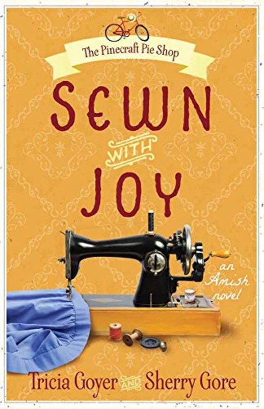Book cover for "Sewn with Joy" by Tricia Goyer