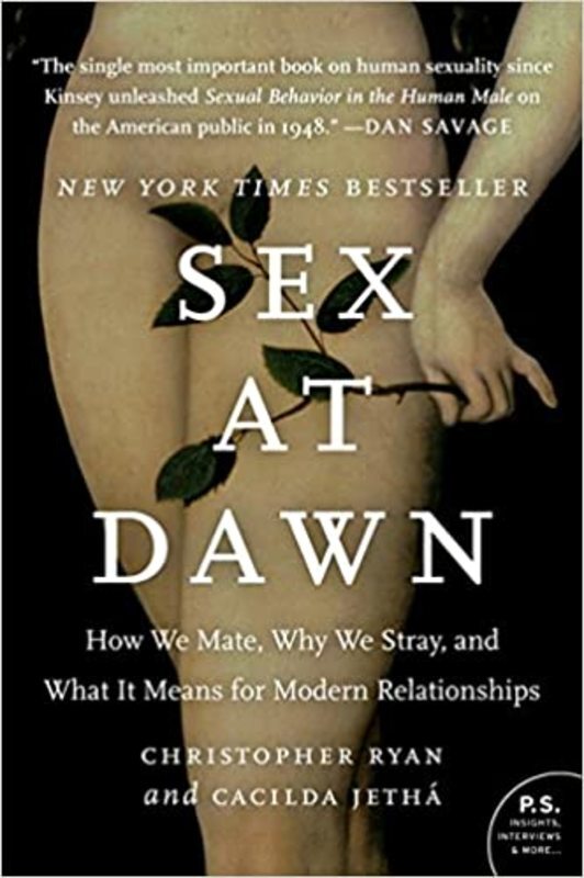 Book cover for "Sex at Dawn" by Christopher Ryan