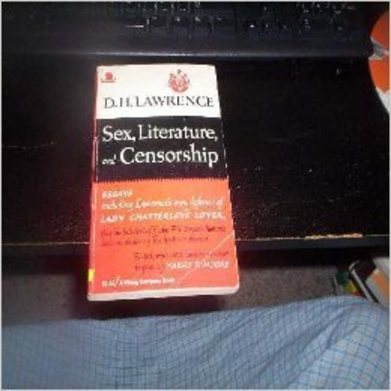 Book cover for "Sex, Literature, and Censorship" by DH Lawrence