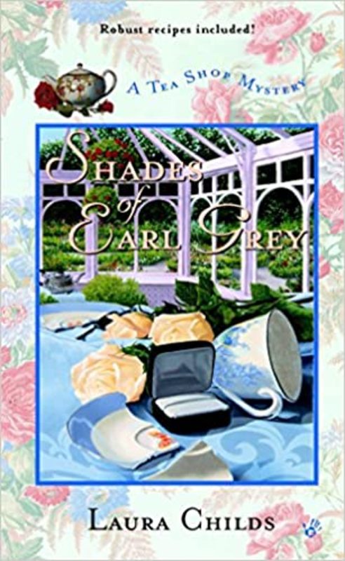 Book cover for "Shades of Earl Grey" by Laura Childs