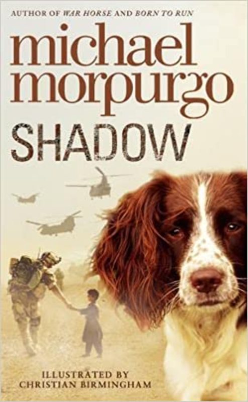 Book cover for "Shadow" by Michael Morpurgo