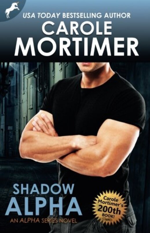 Book cover for "Shadow Alpha" by Carole Mortimer