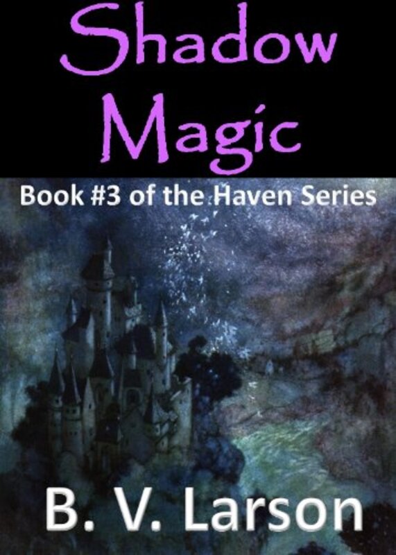 Book cover for "Shadow Magic" by BV Larson
