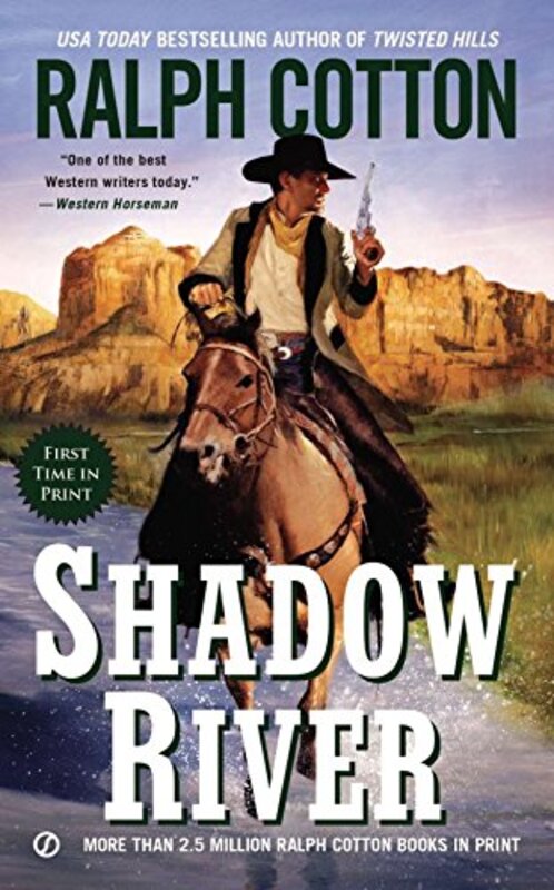 Book cover for "Shadow River" by Ralph Cotton