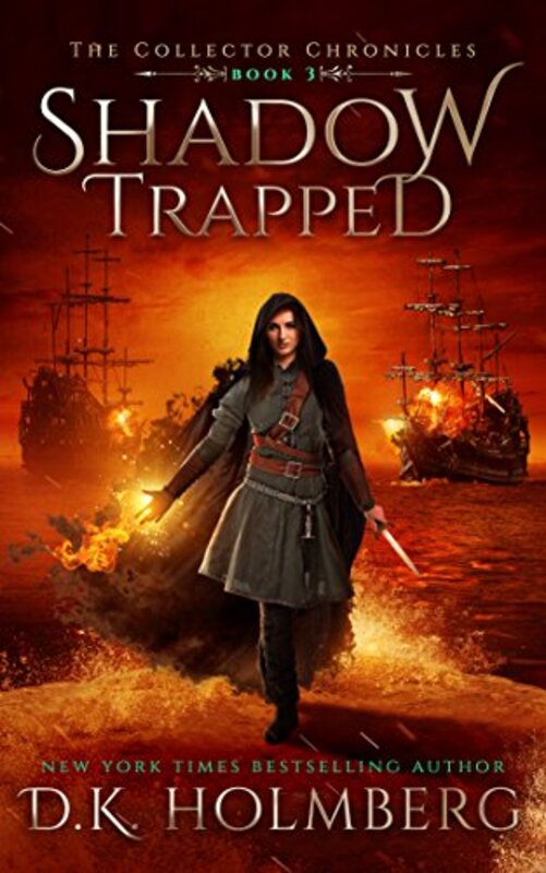Book cover for "Shadow Trapped" by DK Holmberg