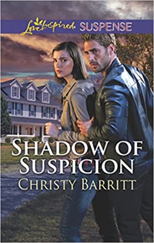 Book cover for "Shadow of Suspicion" by Christy Barritt