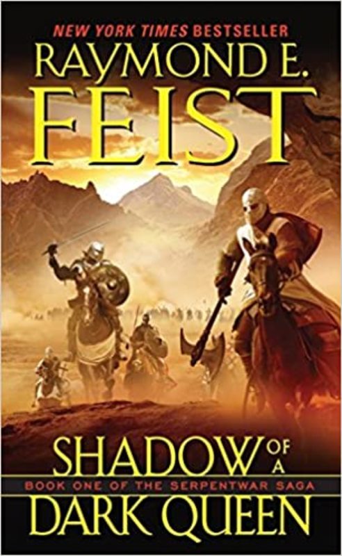 Book cover for "Shadow of a Dark Queen" by Raymond E. Feist