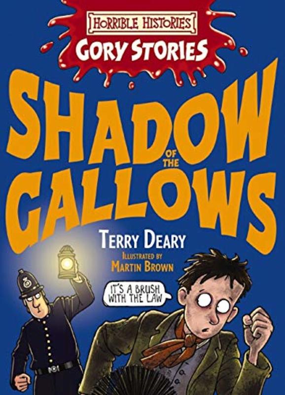 Book cover for "Shadow of the Gallows" by Terry Deary