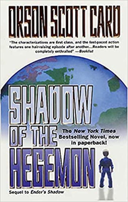 Book cover for "Shadow of the Hegemon" by Orson Scott Card