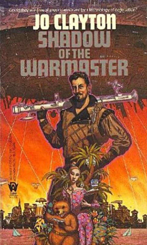 Book cover for "Shadow of the Warmaster" by Jo Clayton