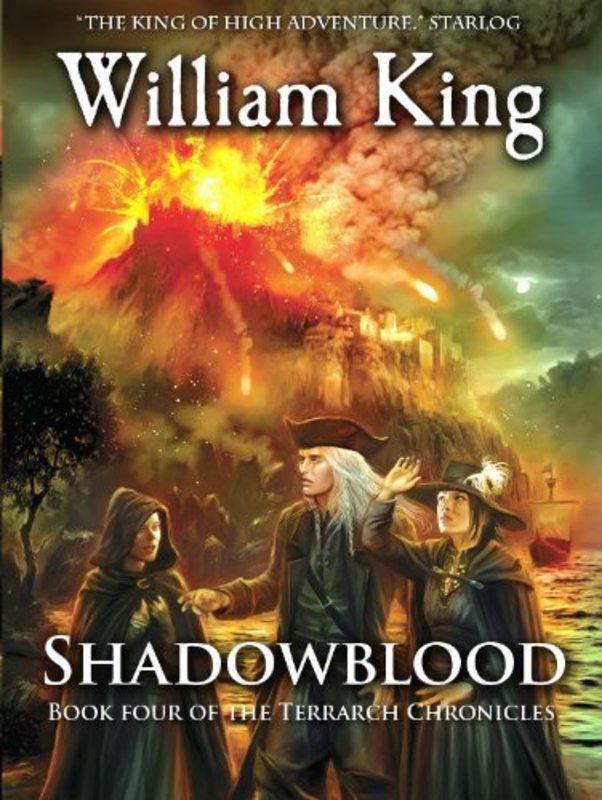 Book cover for "Shadowblood" by William King