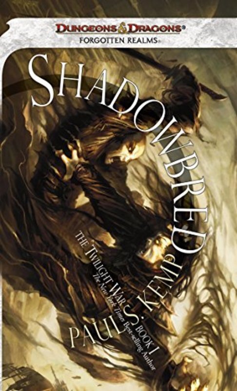 Book cover for "Shadowbred" by Paul S. Kemp
