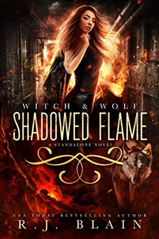 Book cover for "Shadowed Flame" by RJ Blain