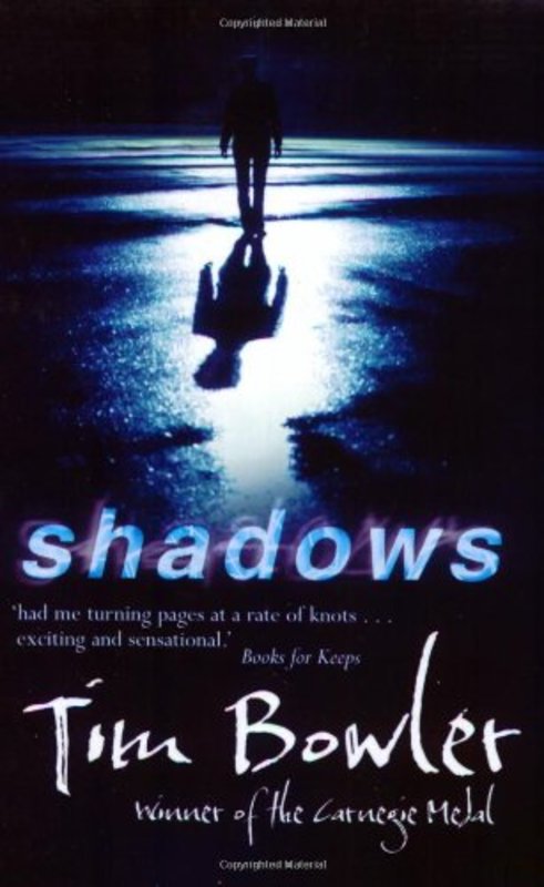 Book cover for "Shadows" by Tim Bowler