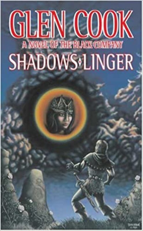 Book cover for "Shadows Linger" by Glen Cook