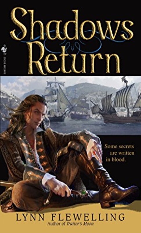 Book cover for "Shadows Return" by Lynn Flewelling