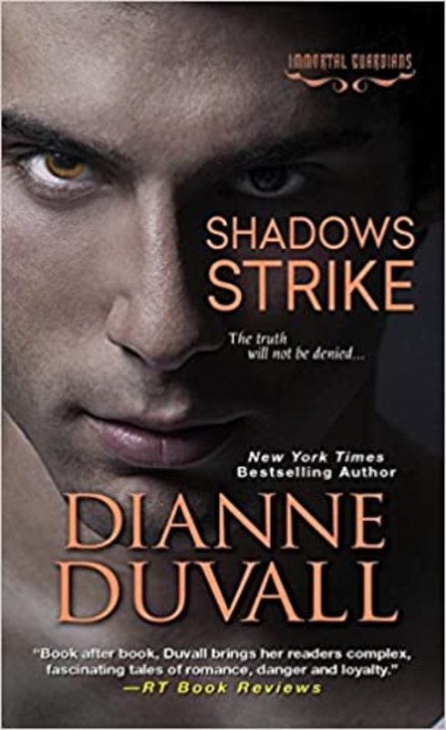 Book cover for "Shadows Strike" by Dianne Duvall