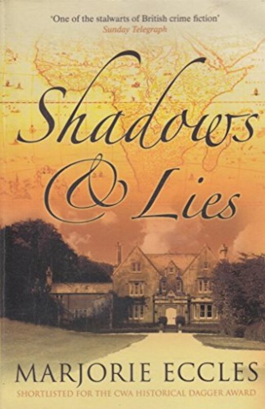 Book cover for "Shadows and Lies" by Marjorie Eccles