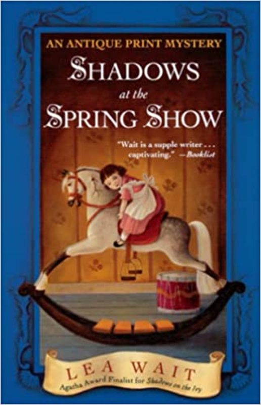 Book cover for "Shadows at the Spring Show" by Lea Wait