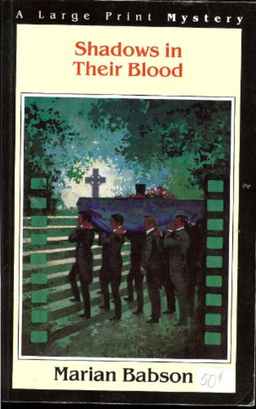 Book cover for "Shadows in Their Blood" by Marian Babson