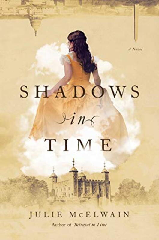 Book cover for "Shadows in Time" by Julie McElwain